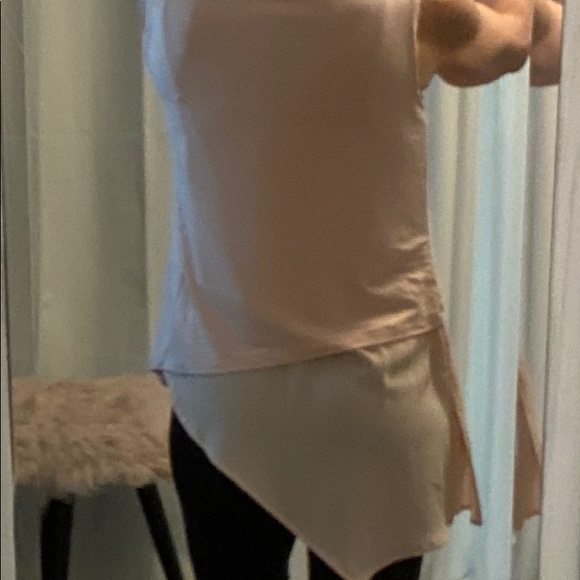 Asymmetric top Rose + Olive - Picture 2 of 5